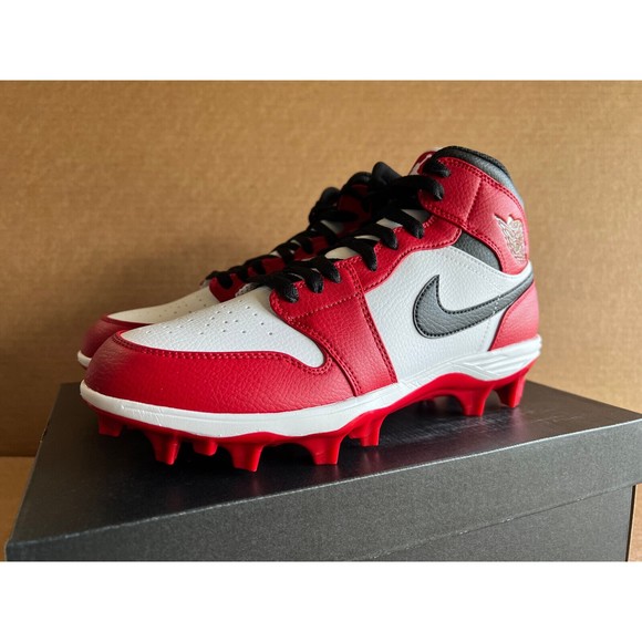 All Sizes - Air Jordan 1 Mid TD Chicago Lost & Found Football Cleats FJ6805-106 main image 10